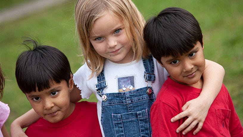 Primary students at Bridges Montessori